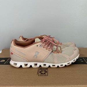 On Cloud Running Shoes Peachy color